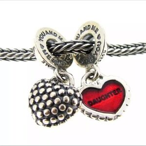Pandora 790950EN27 Daughter Heart Charm Only 925 ALE